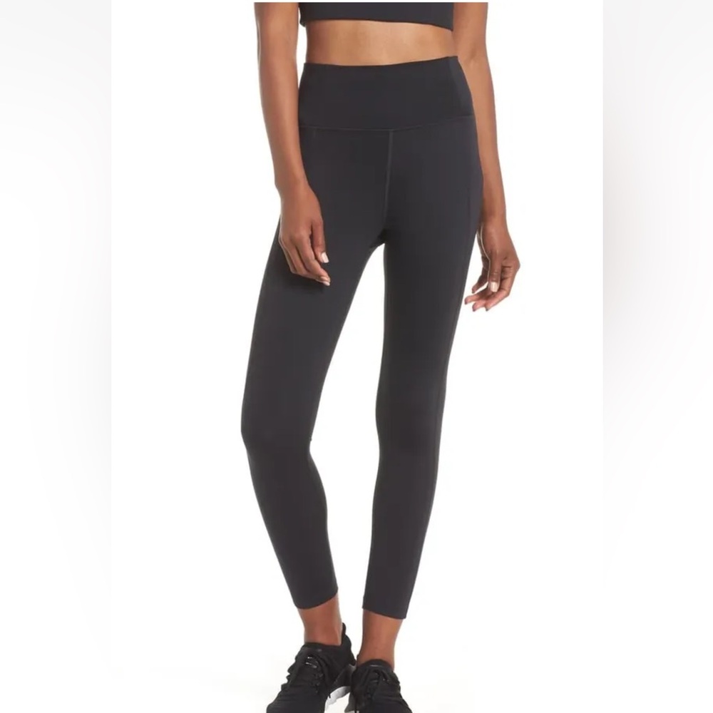 Girlfriend Collective‎ High Waist 7/8 Leggings - 4008 - Black - XS